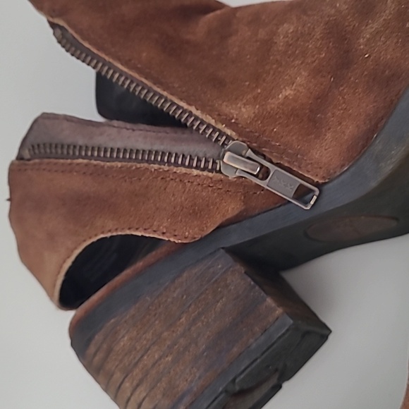 Born Margrit Slingback Suede Booties Women's Size 7 - Picture 10 of 14